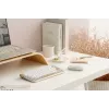 ASUS Marshmallow KW100 näppäimistö langaton Bluetooth QWERTZ beige harmaa valkoinen