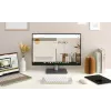 ASUS Marshmallow KW100 näppäimistö langaton Bluetooth QWERTZ beige harmaa valkoinen