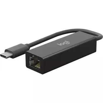 USB-C - Ethernet-sovitin Logitech Logi 1000 Mbit/s grafiitti