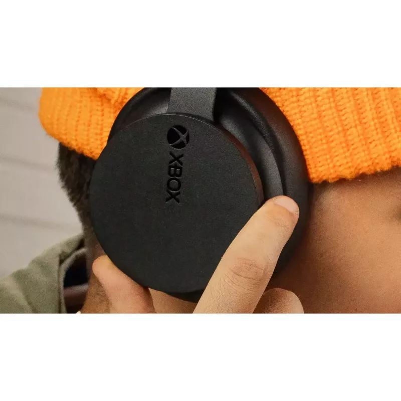 Microsoft Xbox Wireless Headset TLL-00021 korvien päälle asettuvat pelikuulokkeet, Bluetooth 5.3, USB-C, Dolby Atmos, DTS Headphone:X, 312 g, mustat