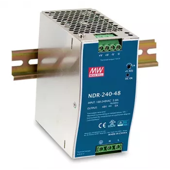 D-Link 240W universaali vaihtovirtatulo / täysalue-DIN-virtalähde