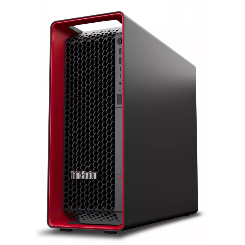 Lenovo ThinkStation P8 AMD Ryzen Threadripper PRO 7945WX 64 GB DDR5-SDRAM 1 TB SSD Windows 11 Pro tornityöasema musta