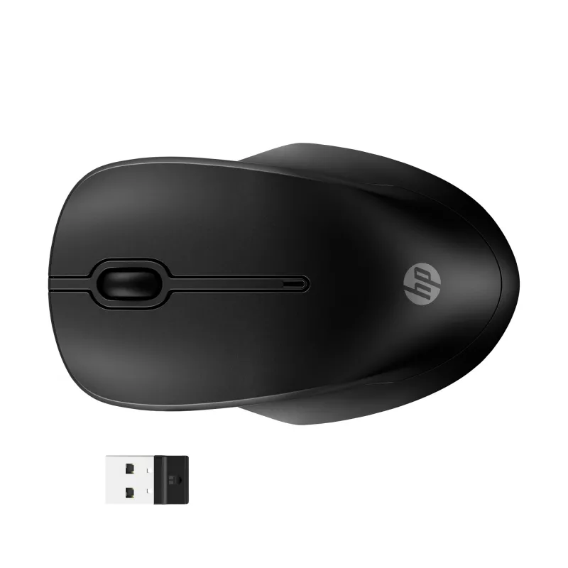 HP 255 Dual langaton hiiri, molempikätinen, optinen, RF Wireless + Bluetooth, 1600 DPI, musta