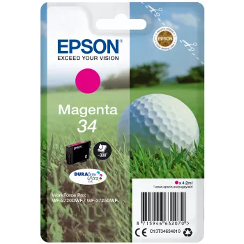 Patruuna Epson 34 magenta 300 sivua C13T34634010