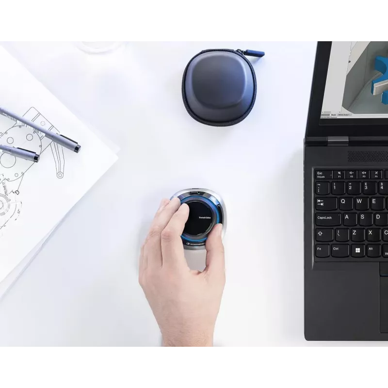 Hiiri 3Dconnexion SpaceMouse Office RF Wireless + Bluetooth + USB Type-A