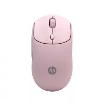 HP 400 hiljainen vaaleanpunainen langaton hiiri, molempikätinen, RF Wireless + Bluetooth, 6000 DPI, vaaleanpunainen