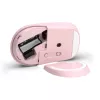 HP 400 hiljainen vaaleanpunainen langaton hiiri, molempikätinen, RF Wireless + Bluetooth, 6000 DPI, vaaleanpunainen