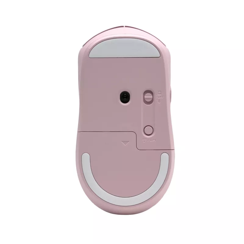 HP 400 hiljainen vaaleanpunainen langaton hiiri, molempikätinen, RF Wireless + Bluetooth, 6000 DPI, vaaleanpunainen