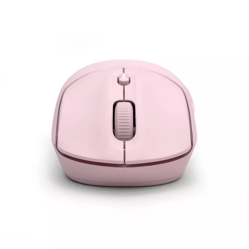 HP 400 hiljainen vaaleanpunainen langaton hiiri, molempikätinen, RF Wireless + Bluetooth, 6000 DPI, vaaleanpunainen
