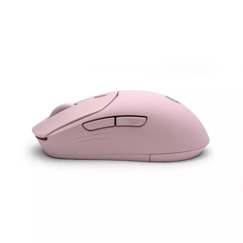 HP 400 hiljainen vaaleanpunainen langaton hiiri, molempikätinen, RF Wireless + Bluetooth, 6000 DPI, vaaleanpunainen
