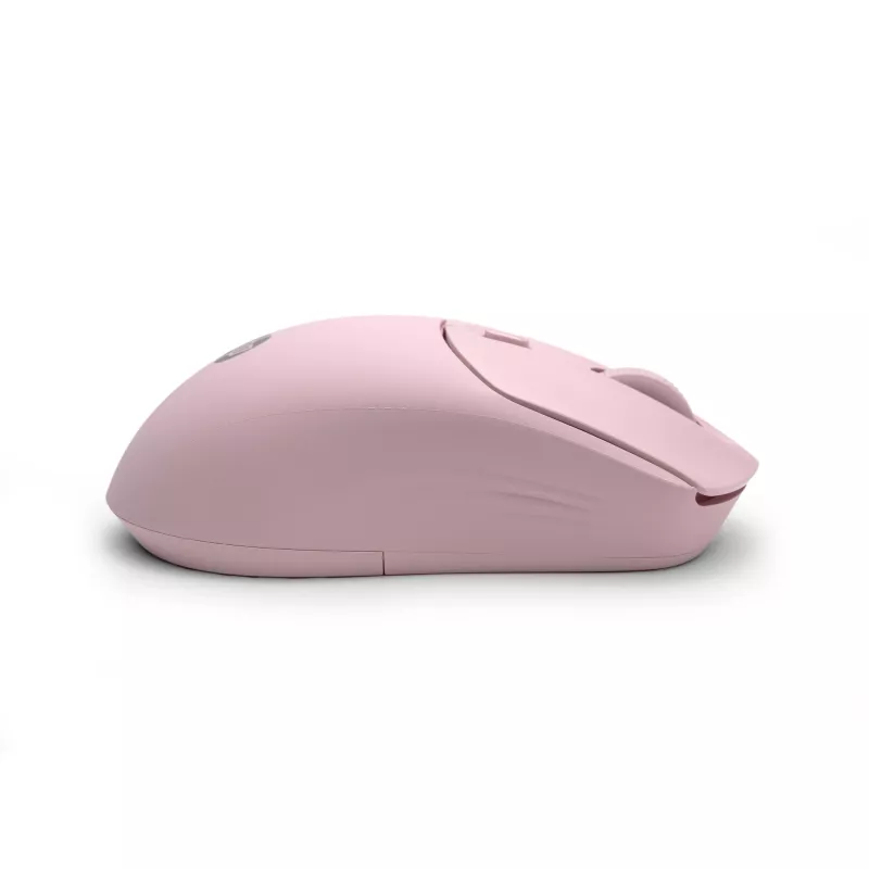 HP 400 hiljainen vaaleanpunainen langaton hiiri, molempikätinen, RF Wireless + Bluetooth, 6000 DPI, vaaleanpunainen