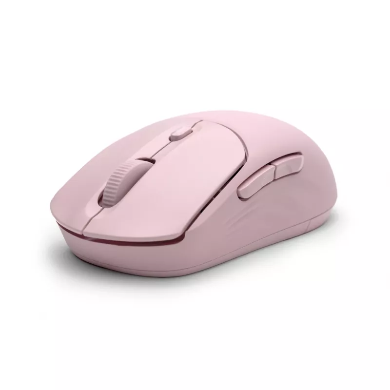 HP 400 hiljainen vaaleanpunainen langaton hiiri, molempikätinen, RF Wireless + Bluetooth, 6000 DPI, vaaleanpunainen