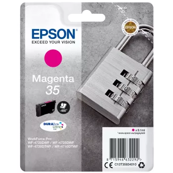 Epson Padlock yksittäispakkaus magenta 35 DURABrite Ultra muste