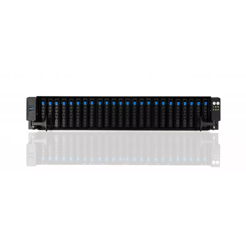 ASUS RS720A-E11-RS24U 2U räkkiasennettava barebone-palvelin, hopea