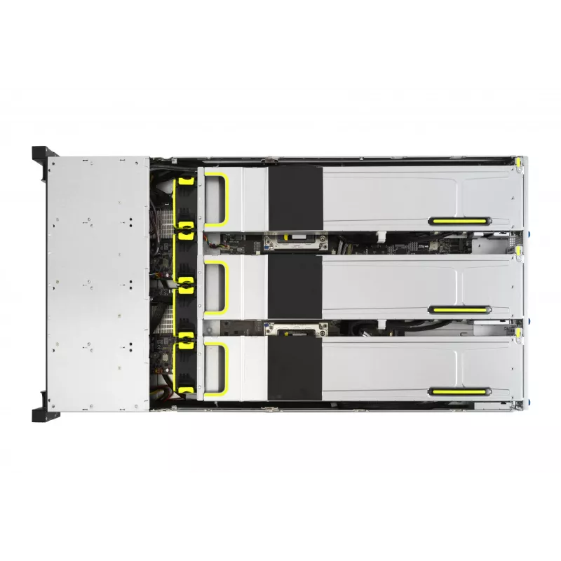 ASUS RS720A-E11-RS24U 2U räkkiasennettava barebone-palvelin, hopea
