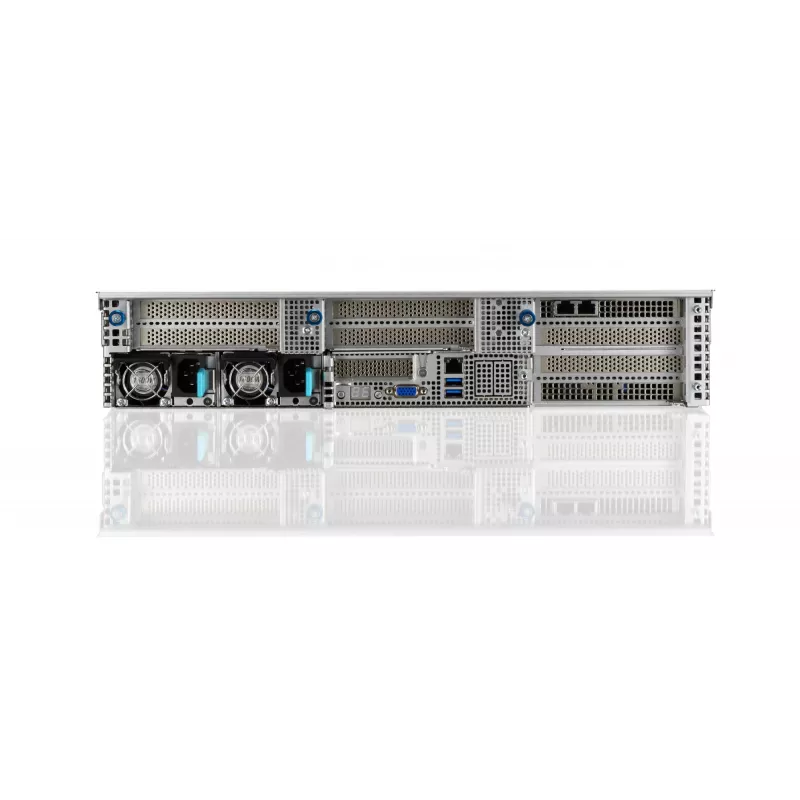 ASUS RS720A-E11-RS24U 2U räkkiasennettava barebone-palvelin, hopea