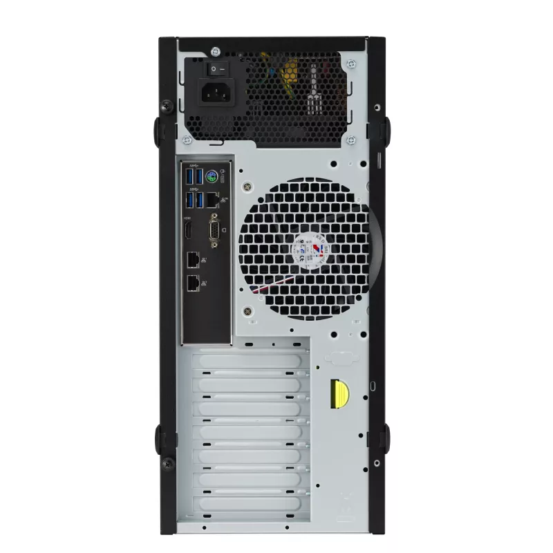 Tower-kotelo ASUS TS100-E11-PI4, musta, Intel C256 -piirisarja, LGA1200-tuki, 300 W:n virtalähde