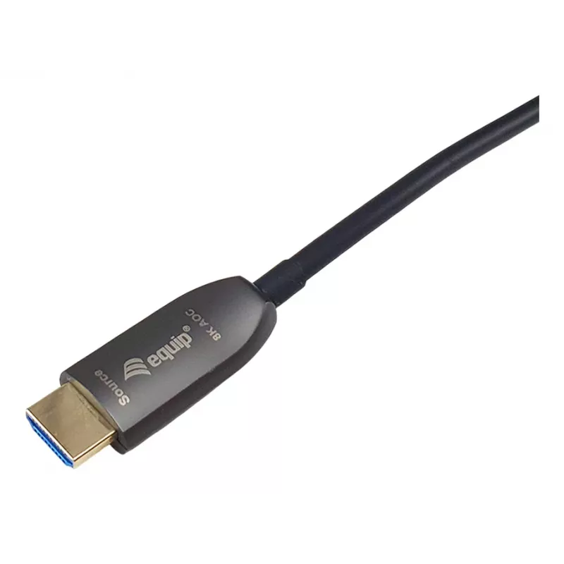 Equip 119424 HDMI-kaapeli 150 m HDMI Type-A (standardi) musta