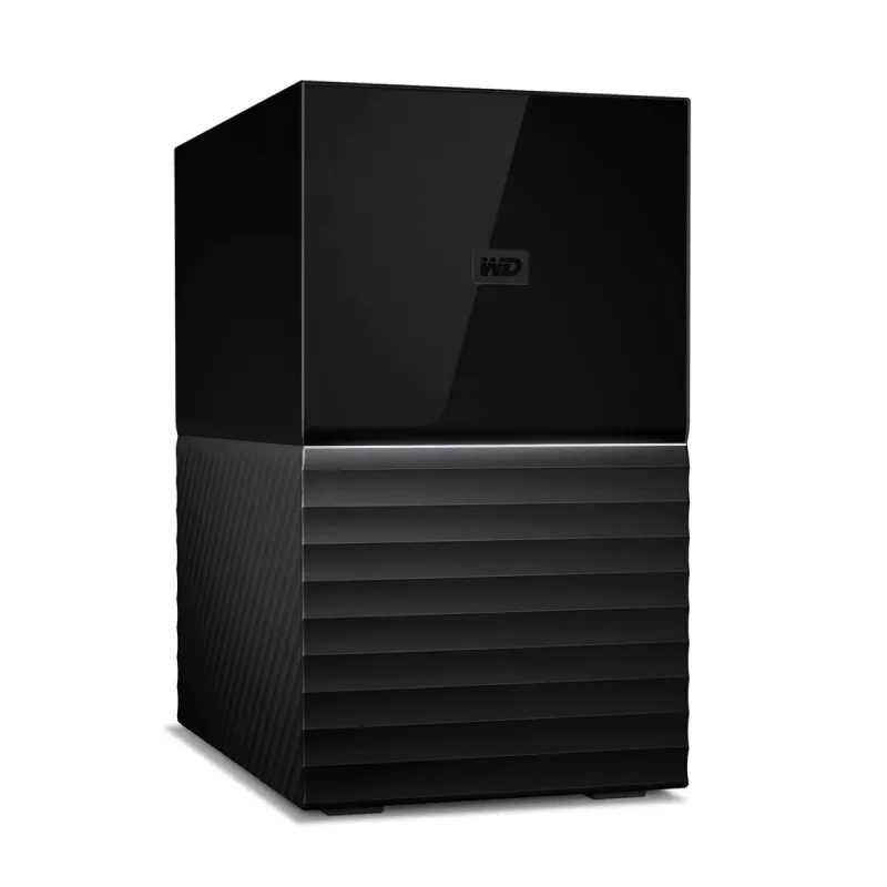 WD My Book Duo WDBFBE0360JBK ulkoinen RAID-tallennuslaite 36 Tt (2x 18 Tt HDD), USB-C 3.2 Gen 1, RAID 0/1/JBOD, 256-bittinen AES-laitteistosalaus, musta