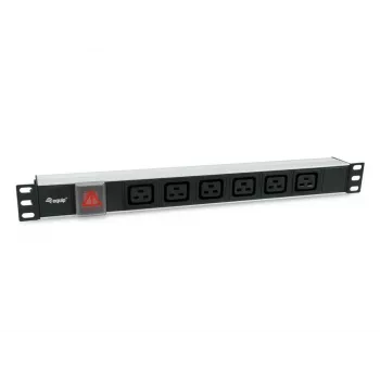 Equip 333319 virranjakoyksikkö (PDU) 6 AC-lähtöä 1U musta