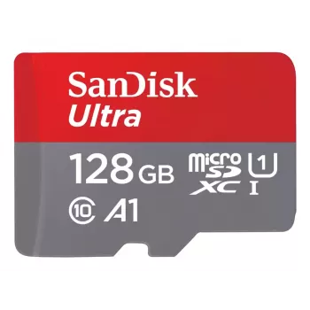 WESTERN DIGITAL SanDisk Ultra micro SDXC 128GB plus SD-sovitin 140 MB/s A1 Class 10 UHS-I – 2 kpl:n pakkaus