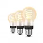 Philips Hue White Ambiance E27 A60 hehkulankalamppu, älylamppu, 7 W, 550 lm, 3 kpl
