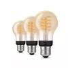 Philips Hue White Ambiance E27 A60 hehkulankalamppu, älylamppu, 7 W, 550 lm, 3 kpl