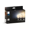 Philips Hue White Ambiance E27 A60 hehkulankalamppu, älylamppu, 7 W, 550 lm, 3 kpl