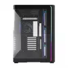 FSP M580-BP Plus Midi Tower -tietokonekotelo, ATX/mATX/Mini-ITX, ARGB, karkaistu lasi, 4x 120 mm tuuletinta, musta