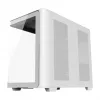 FSP M580-WP Plus Midi Tower -tietokonekotelo, ATX, ARGB, karkaistu lasi, valkoinen