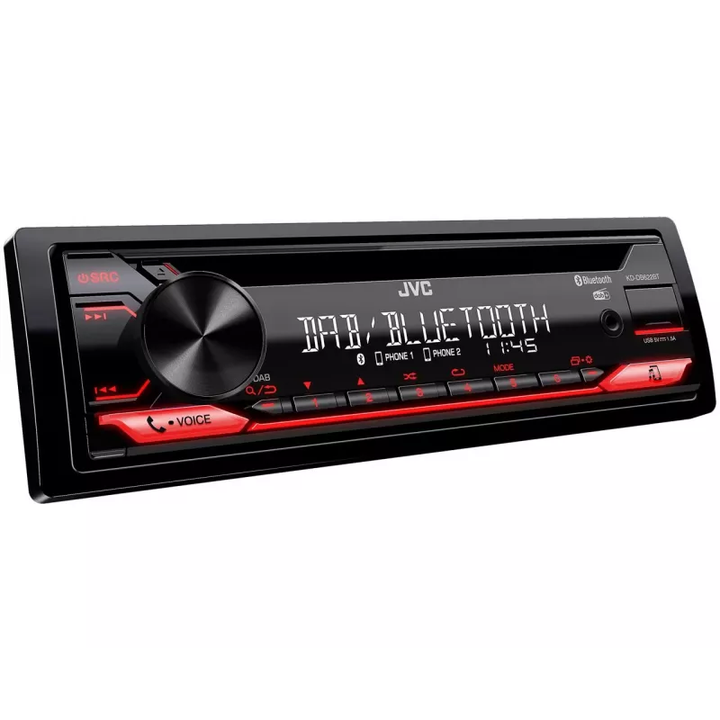 JVC KD-DB622BT autoradio musta 200 W Bluetooth