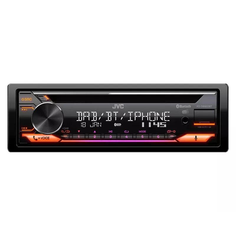 JVC KD-DB922BT musta 200 W Bluetooth