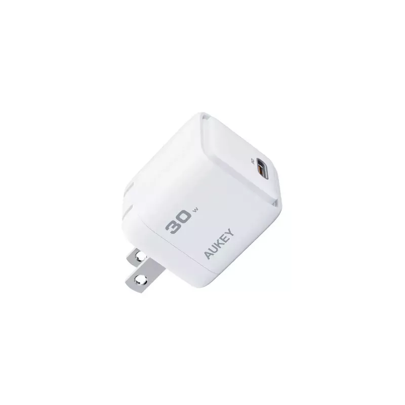 AUKEY Comet Mini PA-C1 30 W laturi, 1 portti, pikalataus, 100–240 V AC, harmaa