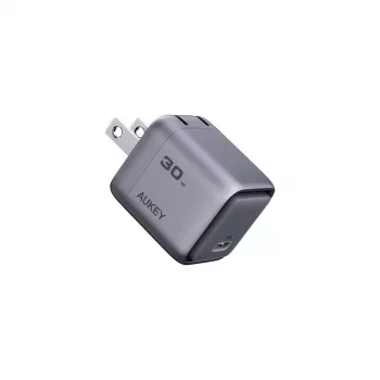 AUKEY Comet 30W USB-C laturi PA-C1 sisäkäyttöön AC matkapuhelin harmaa