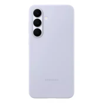 Silikonikuori Samsung Galaxy S25 FE — vaaleansininen, 6,7 tuuman näytölle, mikrofiber-sisävuori
