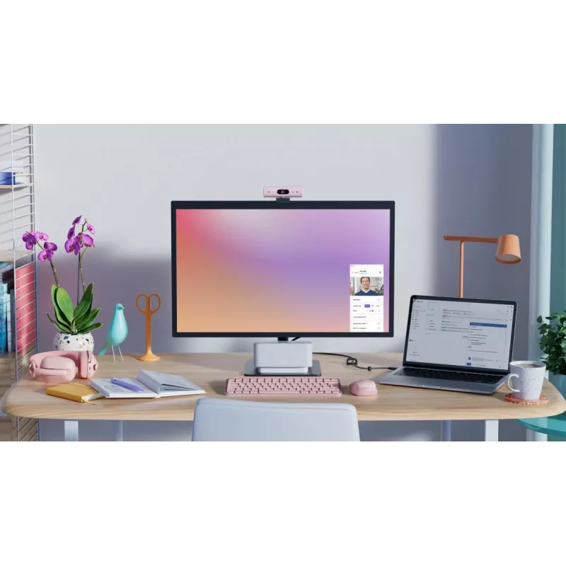 LOGITECH Brio 500 Full HD -verkkokamera rose