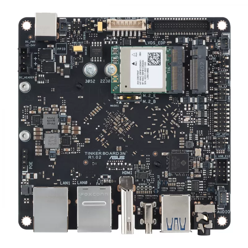 ASUS Tinker Board 3N -kehitysalusta Rockchip RK3568