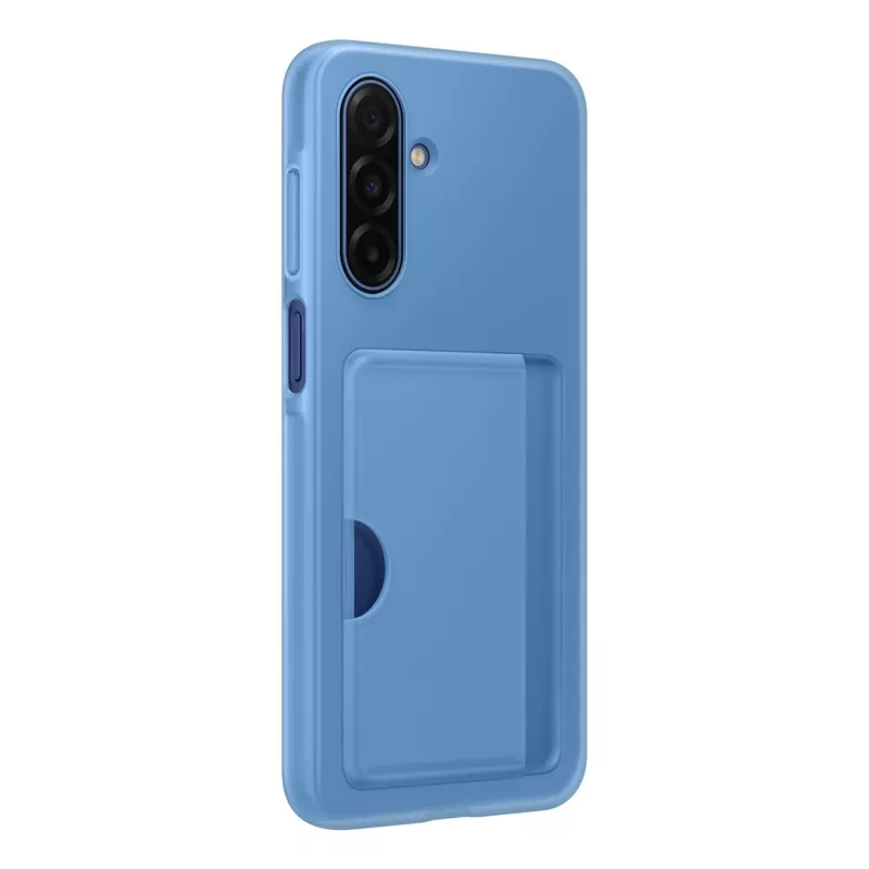 Takakansi Samsung A17 korttipaikalla, sininen — EF-OA176TLEGWW