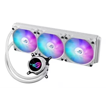 ASUS ROG Strix LC III 360 ARGB White Edition nestejäähdytys, 360 mm, valkoinen