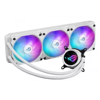 ASUS ROG Strix LC III 360 ARGB White Edition nestejäähdytys, 360 mm, valkoinen