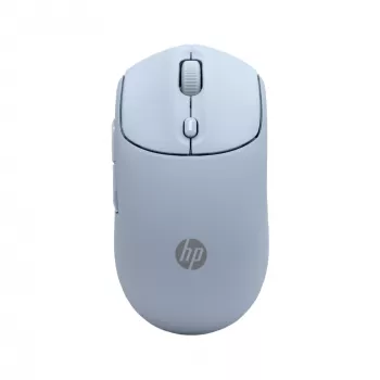 HP 400 hiljainen sininen langaton hiiri, molempikätinen, RF Wireless + Bluetooth, 6000 DPI, sininen
