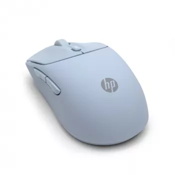 HP 400 hiljainen sininen langaton hiiri, molempikätinen, RF Wireless + Bluetooth, 6000 DPI, sininen