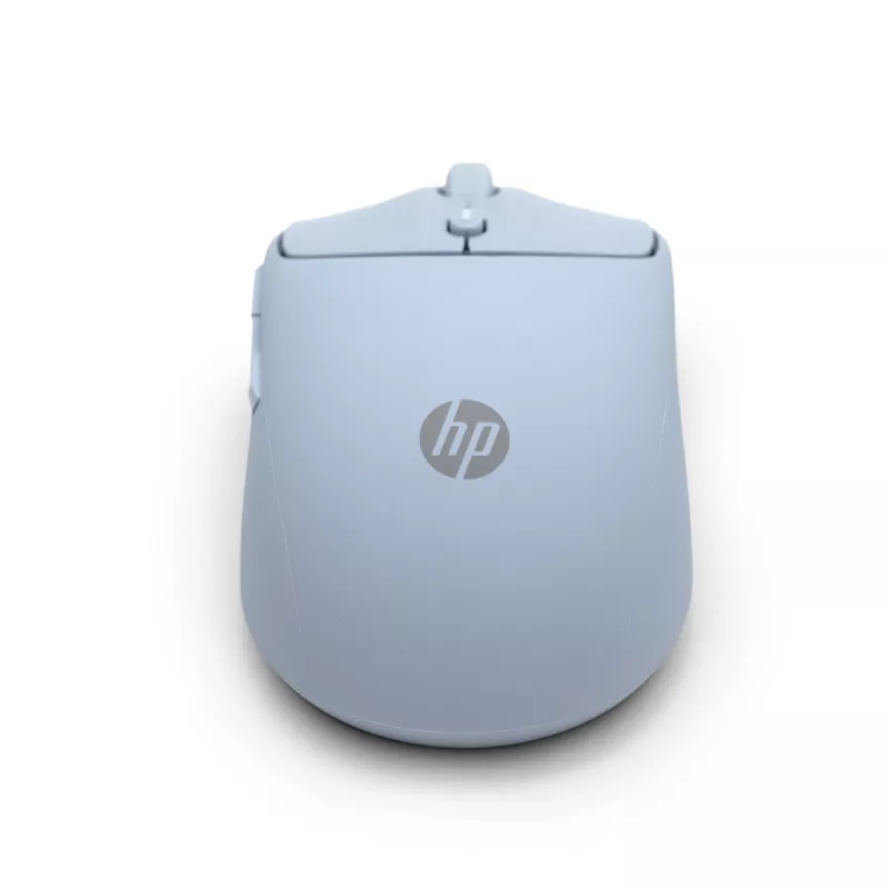 HP 400 hiljainen sininen langaton hiiri, molempikätinen, RF Wireless + Bluetooth, 6000 DPI, sininen