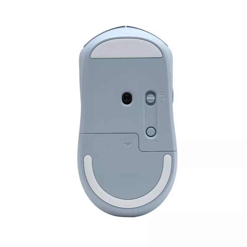 HP 400 hiljainen sininen langaton hiiri, molempikätinen, RF Wireless + Bluetooth, 6000 DPI, sininen