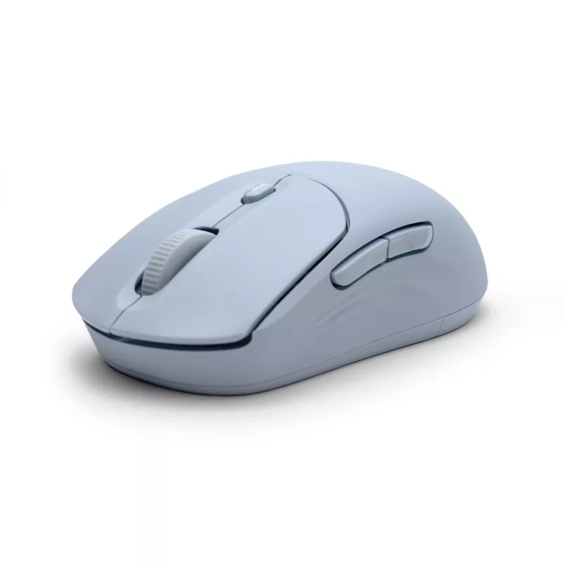 HP 400 hiljainen sininen langaton hiiri, molempikätinen, RF Wireless + Bluetooth, 6000 DPI, sininen