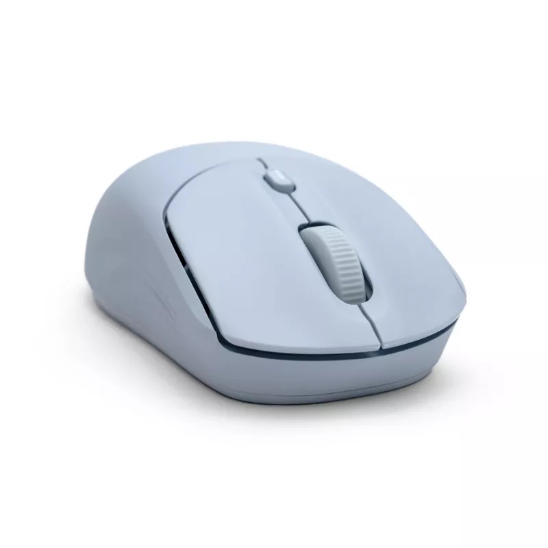HP 400 hiljainen sininen langaton hiiri, molempikätinen, RF Wireless + Bluetooth, 6000 DPI, sininen