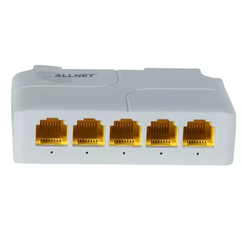 Hallitsematon kytkin ALLNET 222870 L2 Gigabit Ethernet 5 porttia PoE