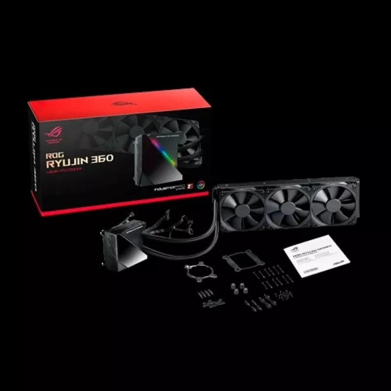 ASUS ROG RYUJIN 360 -prosessori all-in-one-nestekylmälaite 12 cm musta 1 kpl
