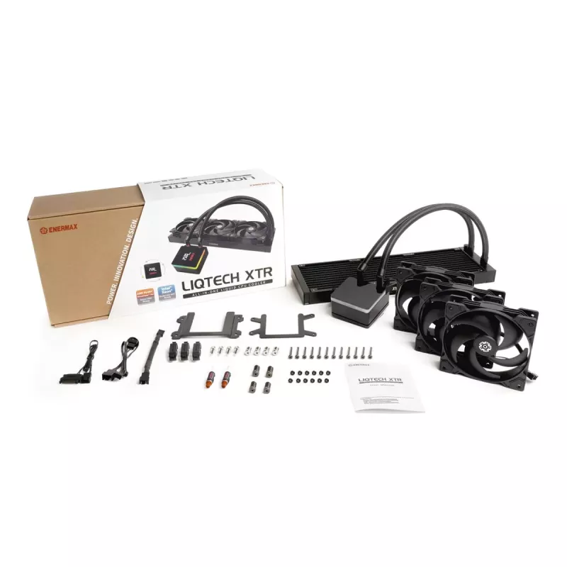 Nestekylmälaite ENERMAX ELC-LTXTR360 120 mm:n tuulettimilla, 360 mm:n jäähdytin