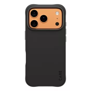 Suojakotelo PanzerGlass CARE by Fashionable Case Samba Black MagSafe-yhteensopiva iPhone 17 Pro